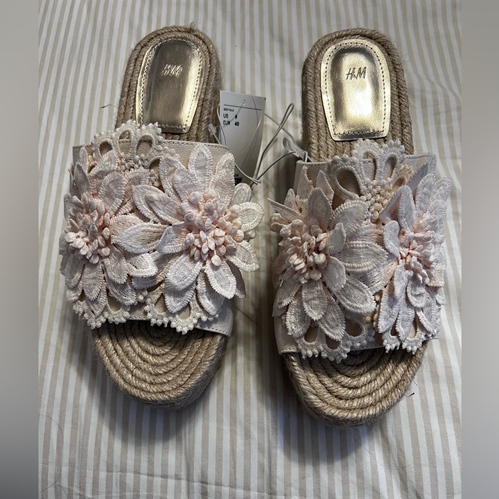 HM Wedge Heeled Espadrille Sandals - Picture 3 of 5